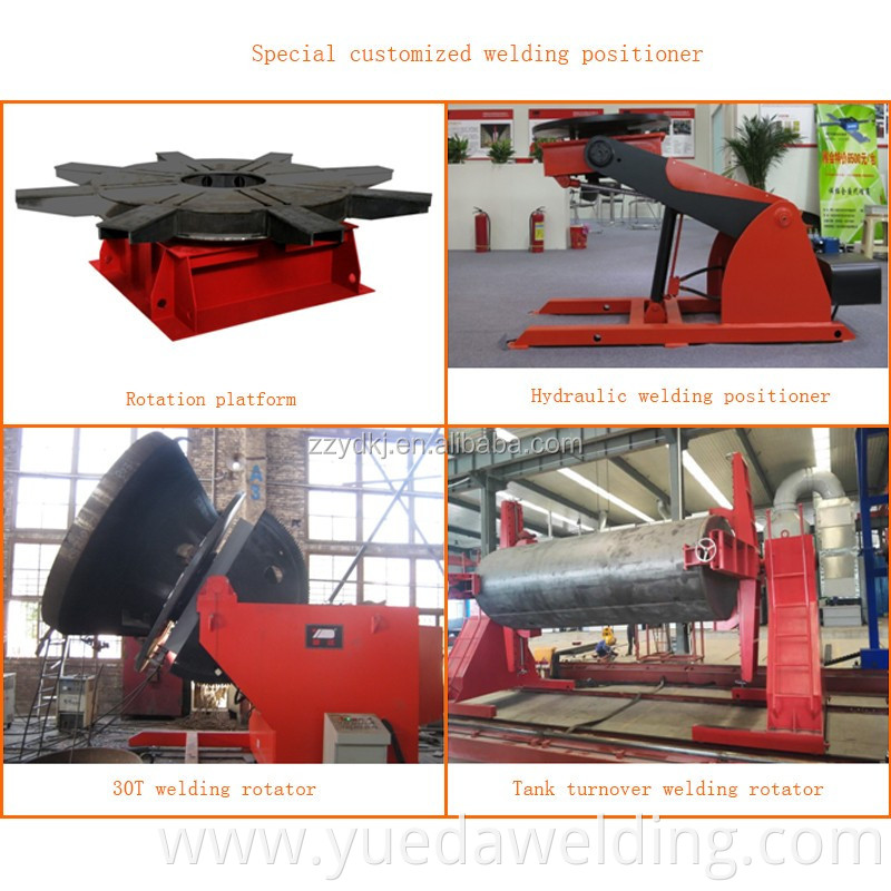 Yueda Welding Positioner With Chuck/Welding Turntable/Welding Rotating Worktable